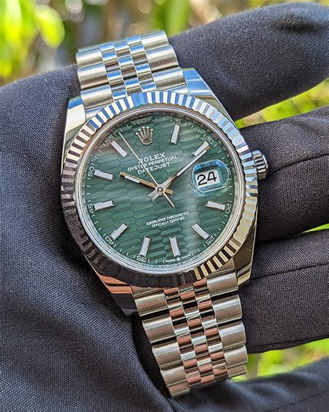 green face rolex womens|rolex 41mm date just mint dial.